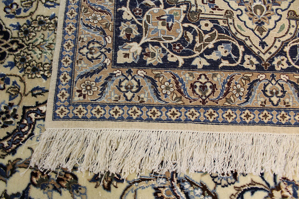 Fine Persian Nain Rug silk & Kork wool 320 x 210 cm