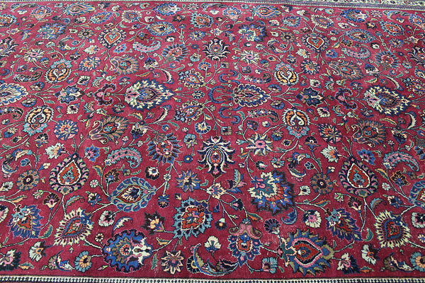 Signed Persian Mashad Carpet 540 x 350 cm
