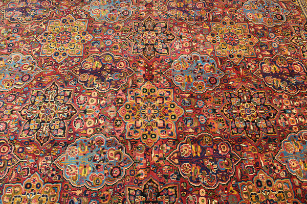 Antique Persian Khorasan Carpet, Circa 1900.