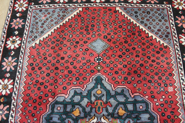 Old Handmade Persian Hamedan Rug 200 x 130 cm