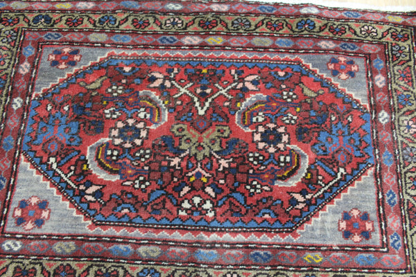 Antique Persian Hamedan Rug, Herati design 83 x 50 cm