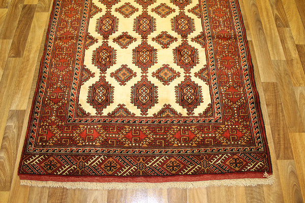 Handmade Persian Turkmen Rug 150 x 110 cm