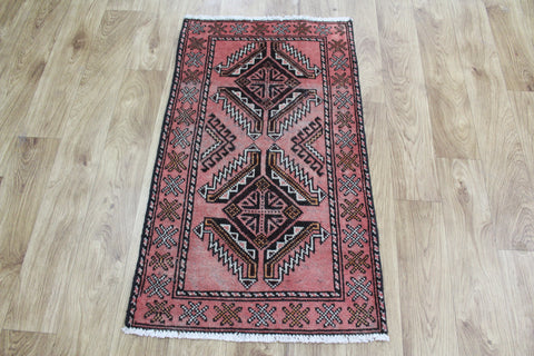 Vintage Persian Baluch Rug 96 x 55 cm