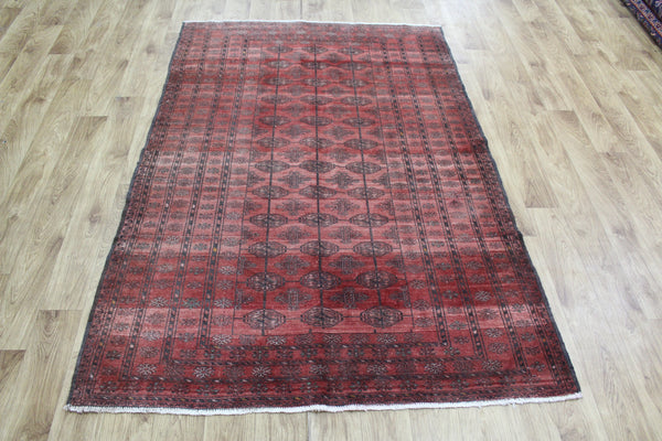 ANTIQUE PERSIAN TURKMEN RUG 190 X 130 CM