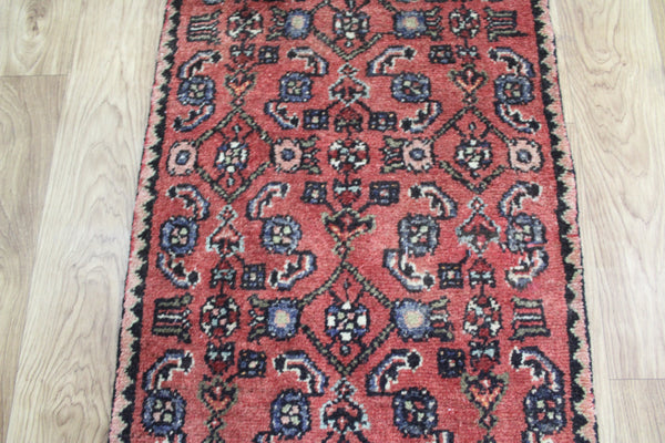 OLD NORTH WEST PERSIAN RUNNER WITH HERATI DESIGN 222 x 50 CM