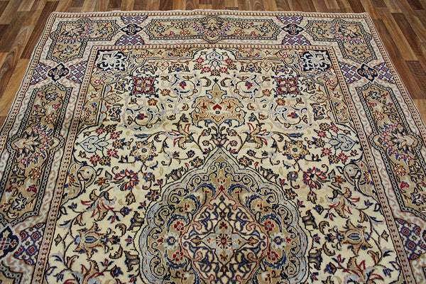 Fine Handmade Persian Nain Carpet Floral Design 295 x 200 CM