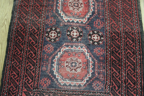 OLD HANDMADE PERSIAN BALUCH RUNNER 330 X 65 CM