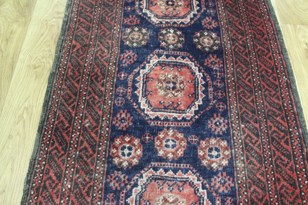 OLD HANDMADE PERSIAN BALUCH RUNNER 330 X 65 CM