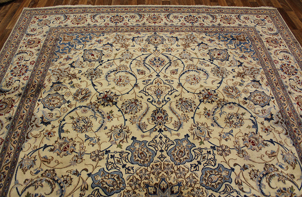 Fine Persian Nain Silk & Wool Carpet 370 x 245 CM