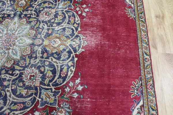 SIGNED HANDMADE PERSIAN TABRIZ CARPET 313 X 209 CM