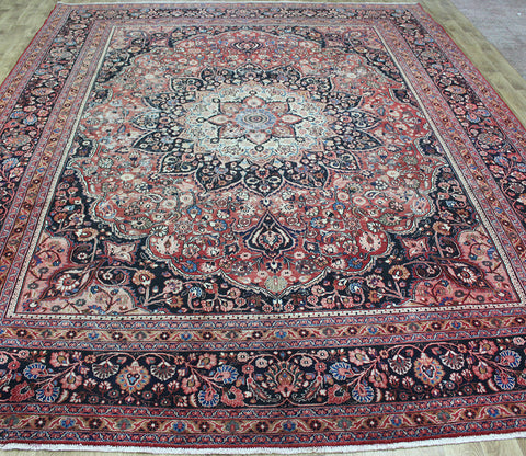 Antique Persian Mashad Carpet Circa 1890