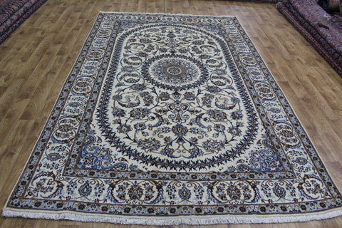 PERSIAN NAIN RUG WOOL AND SILK, GREAT DESIGN AND SUPERB COLOURS 300 X 191 CM