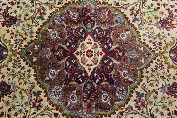 Old Handmade Persian Tabriz Carpet 395 x 300 cm