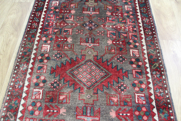 OLD HANDMADE PERSIAN KARAJEH LONG RUNNER 400 X 70 CM