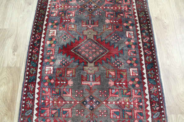 OLD HANDMADE PERSIAN KARAJEH LONG RUNNER 400 X 70 CM