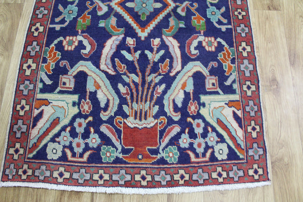 Vintage Persian Kashmar Rug Floral design 174 x 92 cm
