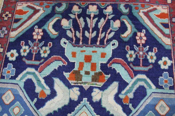 Vintage Persian Kashmar Rug Floral design 174 x 92 cm