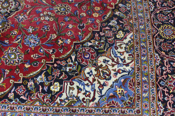 SIGNED HANDMADE PERSIAN KASHAN CARPET 403 X 285 CM