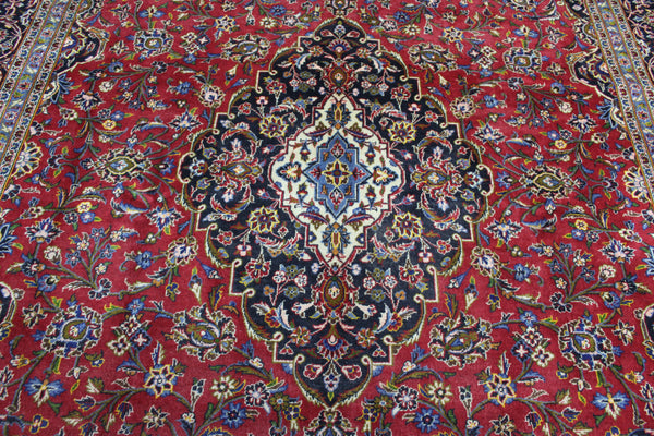 SIGNED HANDMADE PERSIAN KASHAN CARPET 403 X 285 CM