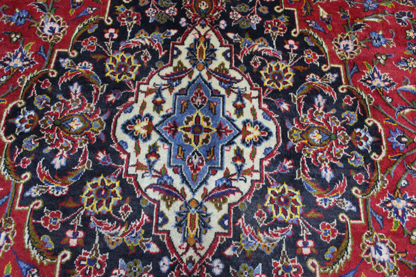 SIGNED HANDMADE PERSIAN KASHAN CARPET 403 X 285 CM