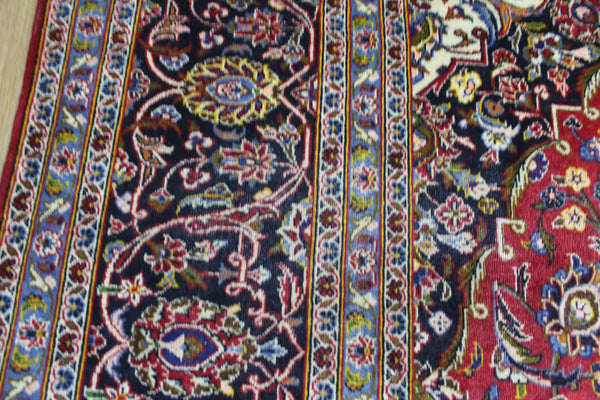 SIGNED HANDMADE PERSIAN KASHAN CARPET 403 X 285 CM