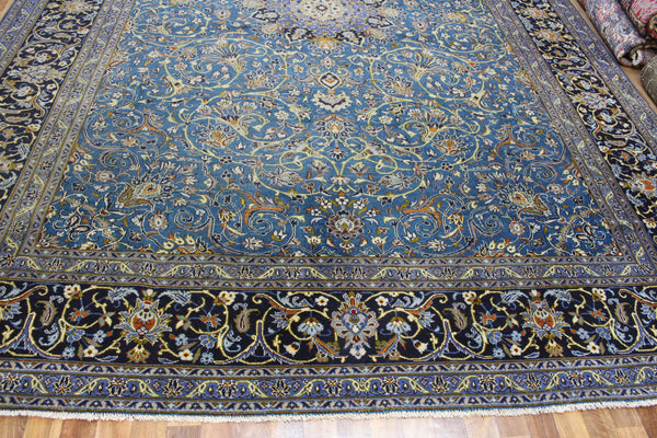 Vintage Persian Mashad carpet of classic medallion design and outstanding colour 405 x 290 cm
