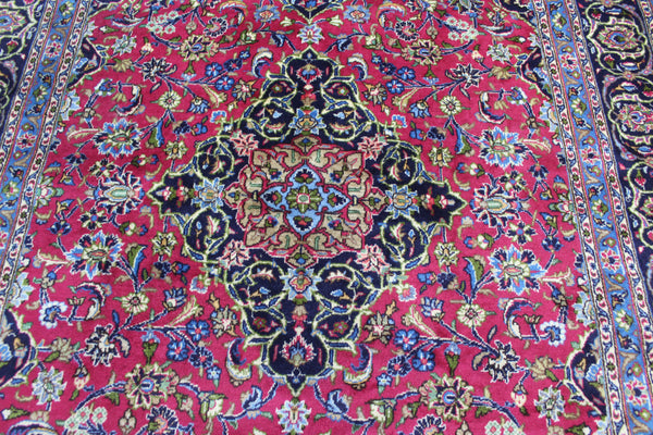 FINE HANDMADE PERSIAN MASHAD CARPET, FLORAL DESIGN 300 X 200 CM