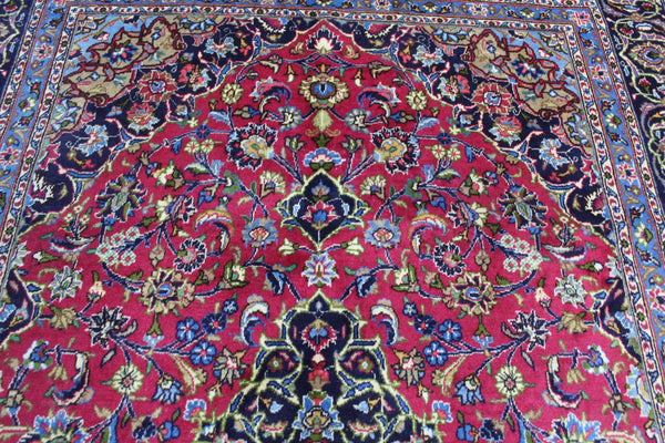 FINE HANDMADE PERSIAN MASHAD CARPET, FLORAL DESIGN 300 X 200 CM