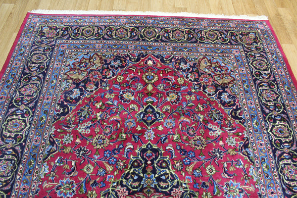 FINE HANDMADE PERSIAN MASHAD CARPET, FLORAL DESIGN 300 X 200 CM