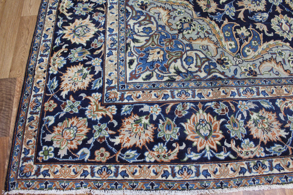 Vintage Persian Kashan carpet of classic medallion design and outstanding colour 384 x 255 cm