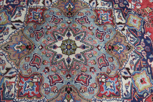 ANTIQUE PERSIAN MASHAD CARPET WITH SOFT COLOUR 375 X 275 CM