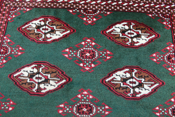 Old Handmade Persian Turkmen Rug 145 x 100 cm